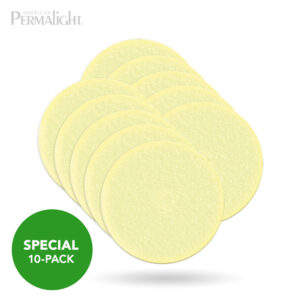 Large Anti-Skid Dots, Photoluminescent, Polycarbonate, Pack of 10 (4 in Diameter)